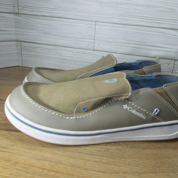 Columbia Omni Grip PFG Slip On Boat Shoes Men's Size 7 Techlite Canvas - Picture 2 of 5